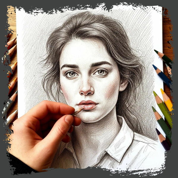 рисунок от художника карандашами